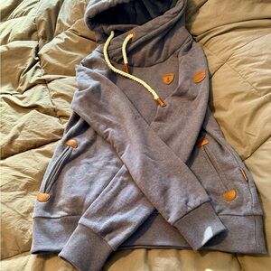 Wanakome Purple Hoodie with Tan Accents